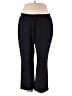 Chaps Solid Black Active Pants Size 2X - photo 1