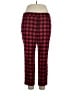 Talbots Plaid Red Casual Pants Size 16 (petite) - photo 1