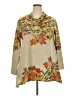 One World Floral Tan Pullover Sweater Size XXL - photo 1