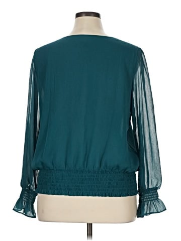 Ann Taylor Factory Long Sleeve Blouse (view 2)
