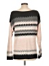 New York & Company 100% Acrylic Chevron-herringbone Tan Pullover Sweater Size L - photo 2