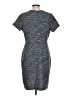 Ann Taylor LOFT Tweed Blue Casual Dress Size 12 - photo 2