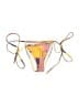 Unbranded Paisley Yellow Swimsuit Bottoms Size S - photo 1