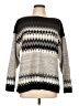New York & Company 100% Acrylic Chevron-herringbone Gray Pullover Sweater Size L - photo 1