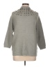 New York & Company 100% Acrylic Gray Pullover Sweater Size L - photo 1