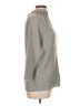 New York & Company 100% Acrylic Gray Pullover Sweater Size L - photo 4