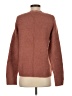 Hem & Thread Solid Brown Pullover Sweater Size S - photo 2