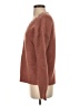 Hem & Thread Solid Brown Pullover Sweater Size S - photo 5