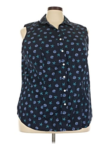 Talbots Outlet Sleeveless Button-Down Shirt (view 1)