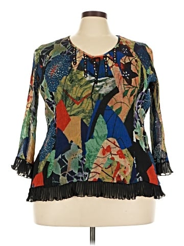 Alberto Makali 3/4 Sleeve Blouse (view 1)
