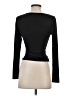 Bar III Black Long Sleeve Top Size XXS - photo 2