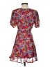 Forever 21 100% Polyester Floral Pink Cocktail Dress Size S - photo 2