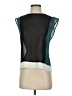 Robbi & Nikki 100% Polyester Color Block Teal Sleeveless Blouse Size XS - photo 1