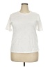 Versona 100% Cotton Ivory Short Sleeve Top Size XXL - photo 1