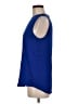 Theory 100% Silk Blue Sleeveless Silk Top Size M - photo 5