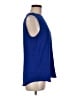 Theory 100% Silk Blue Sleeveless Silk Top Size M - photo 4