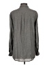 Theory Tweed Gray Long Sleeve Button-Down Shirt Size S - photo 2