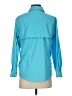 Coolibar 100% Polyester Teal Long Sleeve Blouse Size S - photo 2