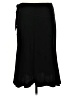Susan Lawrence Solid Black Casual Skirt Size L - photo 2