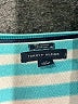 Tommy Hilfiger 100% Pima Cotton Stripes Teal Pullover Sweater Size S - photo 7