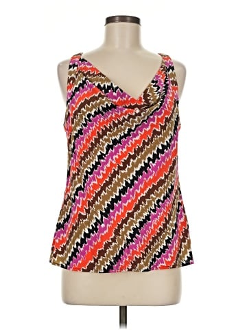 Trina Turk Sleeveless Silk Top (view 1)