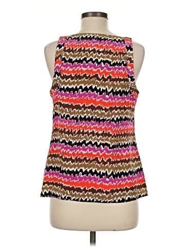 Trina Turk Sleeveless Silk Top (view 2)