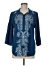 Chico's Paisley Blue 3/4 Sleeve Blouse Size Med (1.5) - photo 1
