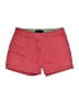 Boden 100% Cotton Solid Red Shorts Size 10 - photo 1