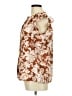 wonderly 100% Polyester Brown Sleeveless Blouse Size M - photo 5