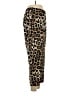 Banana Republic 100% Polyester Animal Print Gold Casual Pants Size L - photo 4