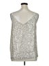 Calvin Klein Silver Sleeveless Top Size XL - photo 2