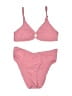 Shein Hearts Pink Two Piece Swimsuit Size 12/13y - photo 1
