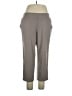 Purejill Solid Gray Casual Pants Size XL - photo 1