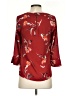 Daniel Rainn 100% Polyester Red 3/4 Sleeve Blouse Size XS (petite) - photo 2