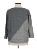 Vintage Rose Color Block Gray Pullover Sweater Size XL - photo 2