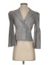 Diane von Furstenberg Metallic Gray Blazer Size 4 - photo 1