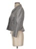 Diane von Furstenberg Metallic Gray Blazer Size 4 - photo 5