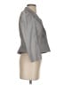 Diane von Furstenberg Metallic Gray Blazer Size 4 - photo 4