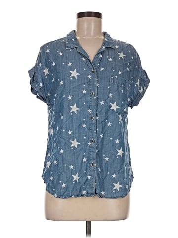 SNEAK PEEK Short Sleeve Blouse (view 1)