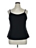 Tapemeasure 100% Polyester Black Tank Top Size 1X - photo 1