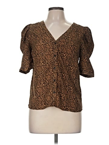 Saks Fifth Avenue Short Sleeve Blouse (view 1)