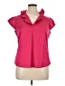 Elizabeth McKay Pink Short Sleeve Blouse Size 14 - photo 1