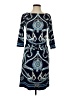 J. McLaughlin Paisley Blue Casual Dress Size S - photo 1