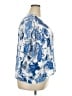 Unique Spectrum 100% Rayon Blue 3/4 Sleeve Blouse Size 2X (estimated) - photo 4