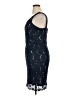 Jackie Jon 100% Polyester Tweed Blue Cocktail Dress Size 16 - photo 5