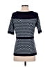 New York & Company Polka Dots Blue Pullover Sweater Size M - photo 2