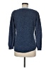 Karen Scott 100% Cotton Color Block Blue Pullover Sweater Size M - photo 2
