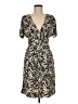 Max and Cleo Print Black Casual Dress Size 8 - photo 1