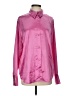Divided by H&M 100% Polyester Solid Pink Long Sleeve Blouse Size S - photo 1