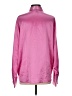 Divided by H&M 100% Polyester Solid Pink Long Sleeve Blouse Size S - photo 2